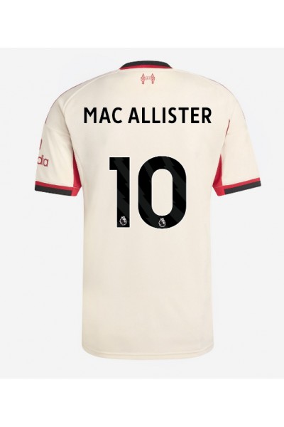 Liverpool Alexis Mac Allister #10 Jalkapallovaatteet Vieraspaita 2025-26 Lyhythihainen Liverpool Alexis Mac Allister #10 Jalkapallovaatteet Vieraspaita 2025-26 Lyhythihainen